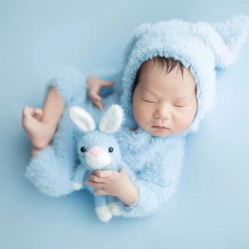 Фотофон для фотографирования новорожденных с искусственным мехом