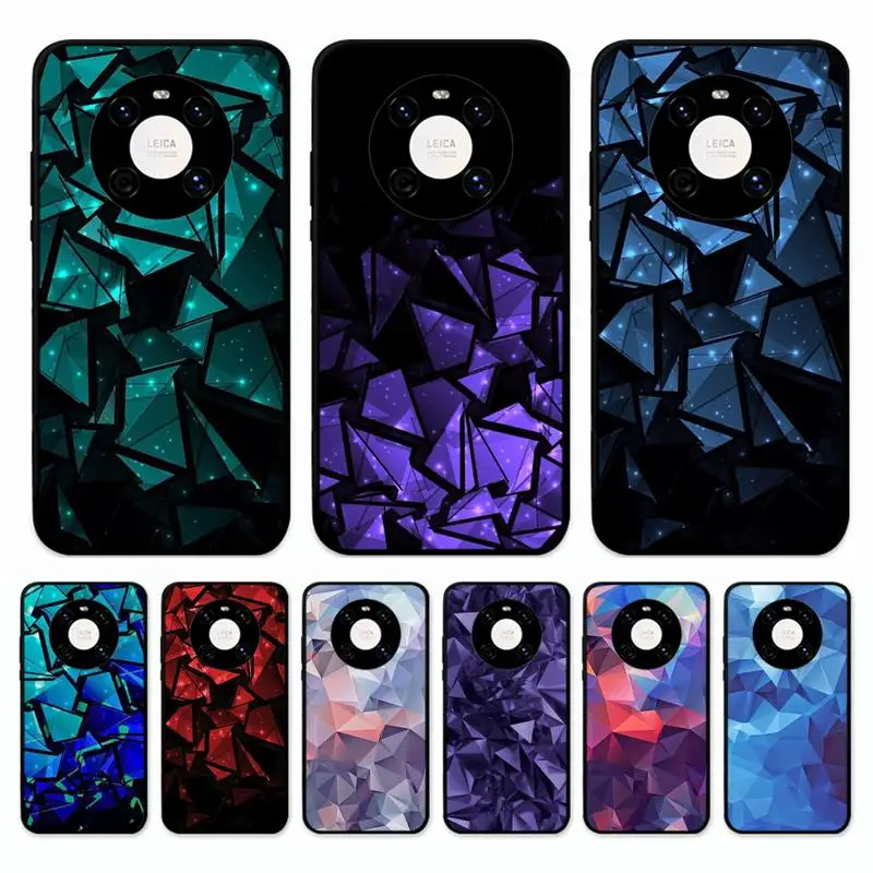 

Geometry Cool Phone Case for Huawei Mate 20 10 9 40 30 lite pro X Nova 2 3i 7se