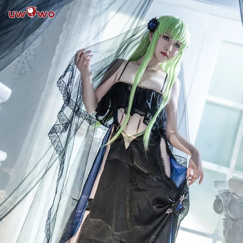 Последняя партия llouchh Black Bride Ver CC. Косплей Костюм C. Лелуш невеста косплей платье