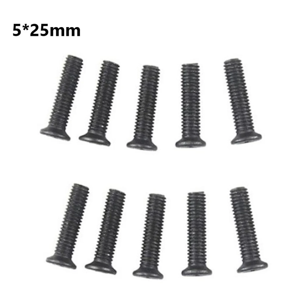 

10Pcs Fixing Screw Drill Chuck Shank Adapter Screw Left Hand Thread Home Garden Tools Workshop Equipment Power Tool Accessories