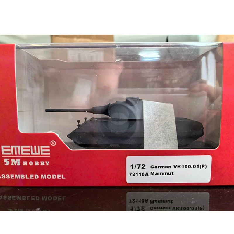 5MHOBBY 72118A Масштабная модель танка VK100.01(P)Mammut 1:72 из смолы, статическая коллекционная модель, игрушка, подарок, сувенир (art.: 3920dc3efc228) - 3920dc3efc228