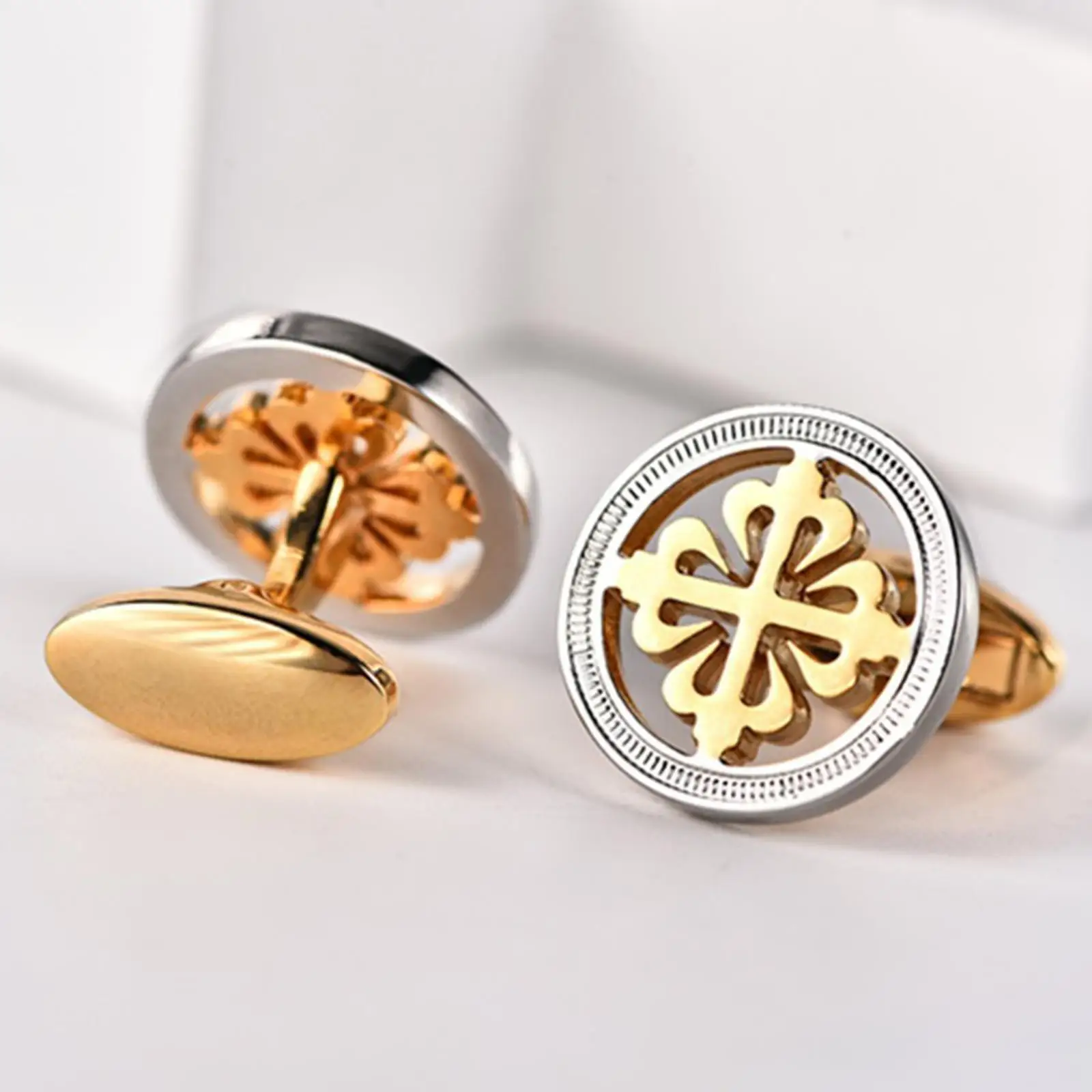 

Luxury Dress Shirt Cuff Links Unisex Cufflinks for Wedding Banquet Groomsmen