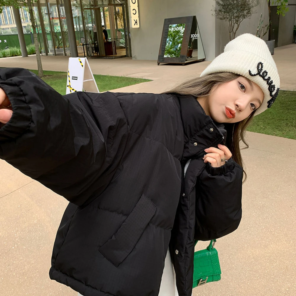 Winter New Jacket Women's Short Korean Loose Bread Fashion Down Padded Jacket Bubble Suit All-match Thickened Warm Jacket