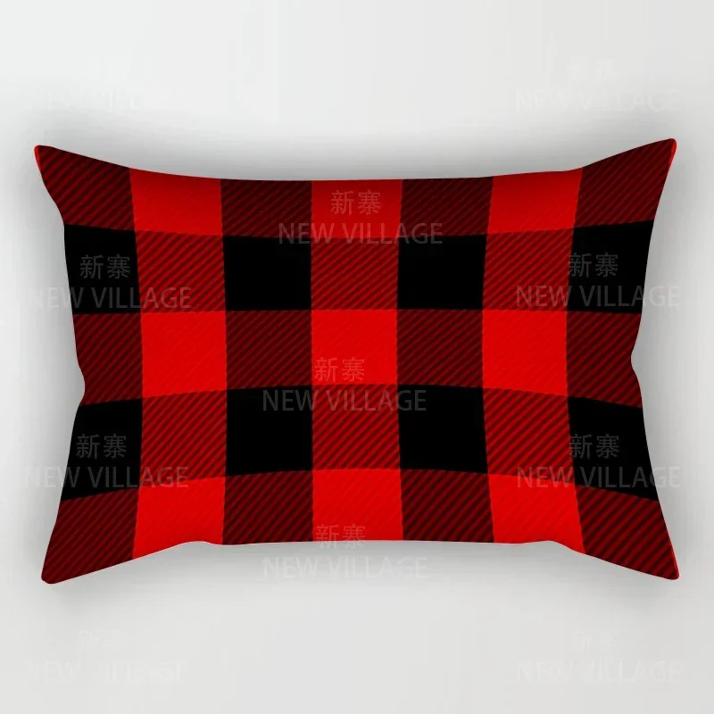 Простые клетчатые наволочки для диванных подушек украшения дома на 30x50 40x60 50x80