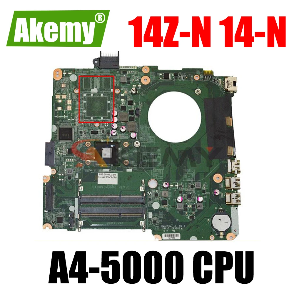 

For HP PAVILION 14Z-N 14-N laptop motherboard A4-5000 DA0U93MB6D0 100% fully Tested