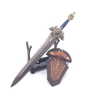 22cm world of warcraft king lane%e2%80%98s sword miniature alloy katana model ornament game peripheral craft home decoration accessories