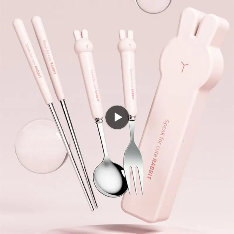 

Smooth Portable Tablespoon Not Easy To Rust Spoon Refuse Bacterial Growth Easy To Clean Knife Cutlery Set Convenient Health Fork