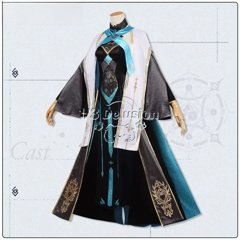 Фото Костюм для косплея по аниме-игре Fate Grand Order FGO: Морган Ле Фэй, полный комплект, наряд феи-королевы на Хэллоуин для женщин №3