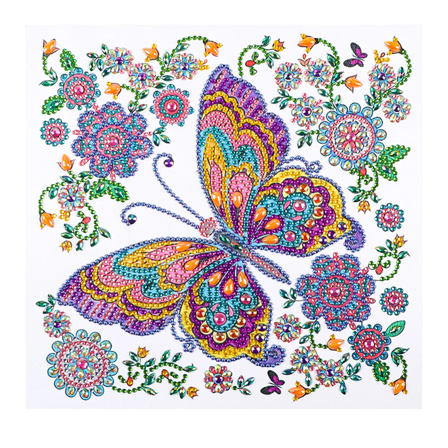 

Butterfly Flower 5D DIY Special Diamond Painting Embroidery Rhinestone Crystal Cross Stitch Needlework Craft Kit Home Decoration