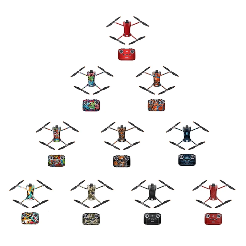 

Наклейка для Sunnylife с защитой от царапин для пульта дистанционного управления защитная пленка в модном стиле DJI Mini3