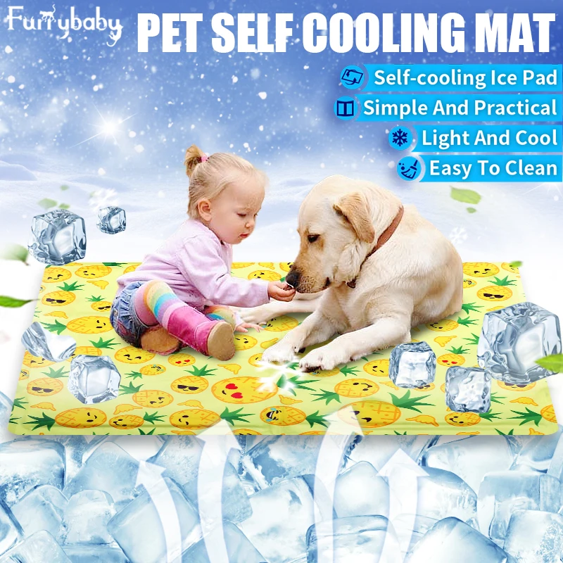 

Pet Cat Dog Cooling Mat Summer Self Cooling Pads Gel Mat Ice Pad Dog Sleeping Mats For Dogs Cats Pet Kennel Waterproof Dogs Bed