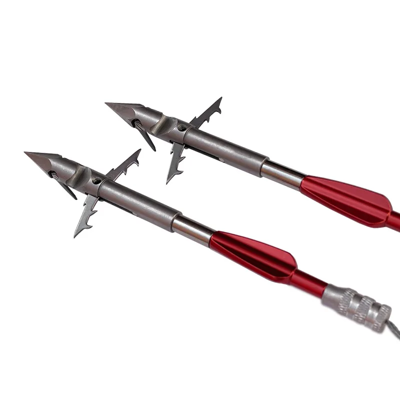 

1pcs Slingshot Arrows Fish Dart Fishing Gear Stainless Steel Arrowhead Dart Hunting Shooting slingshot Accessorie Catapult Tool