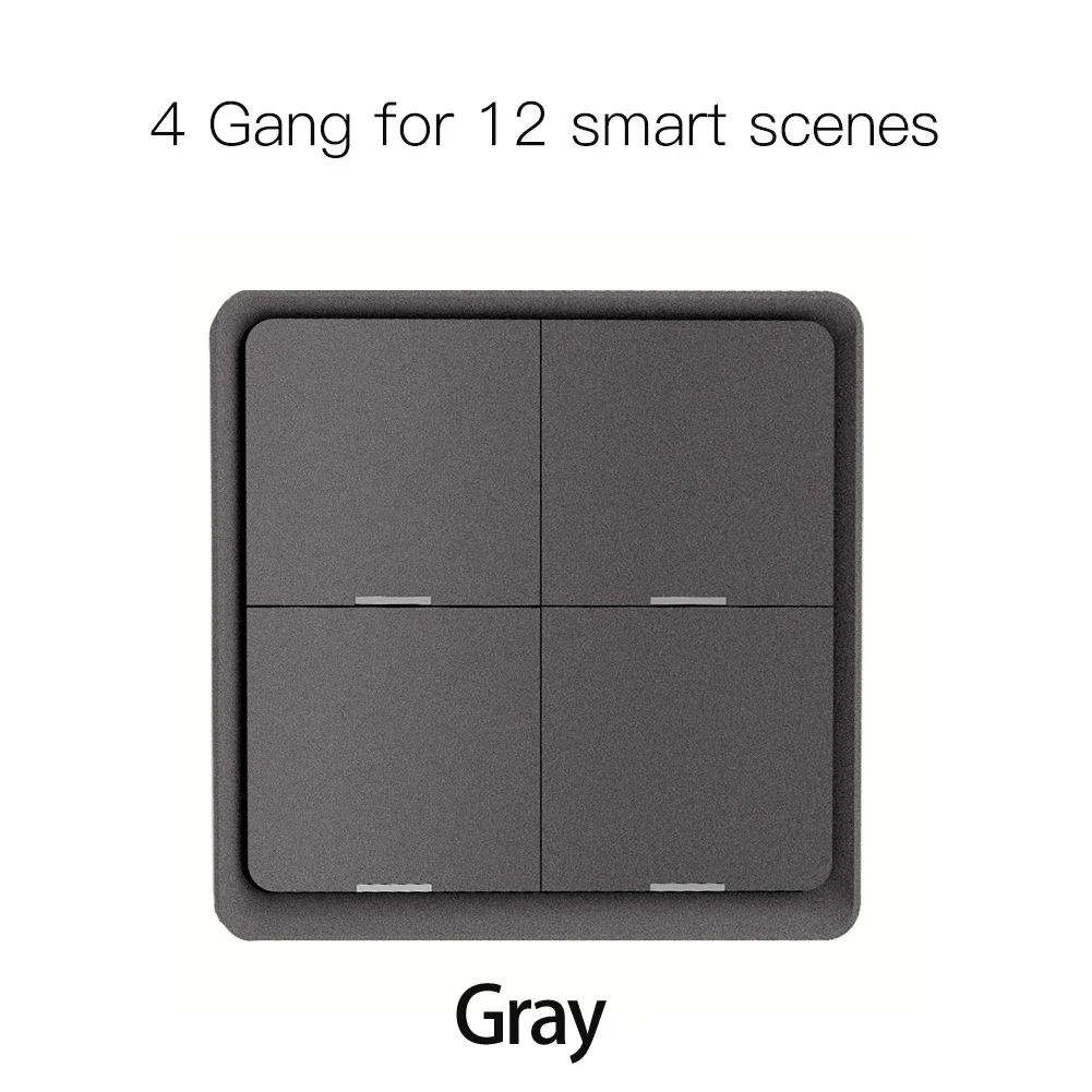 Беспроводной переключатель Moes ZigBee 12 режимов