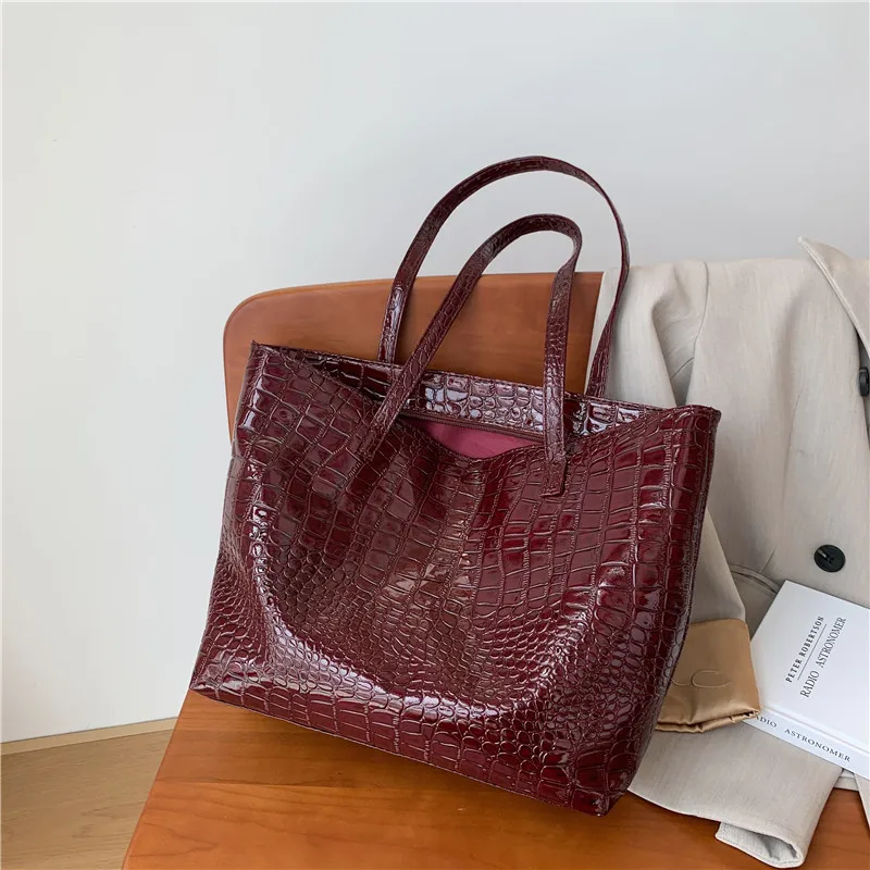 

Fashion Style Female Bag Portable Women's Bucket Bags Ostrich Shopping Tote Casual Simple Ladies Handbag Solid Color Package
