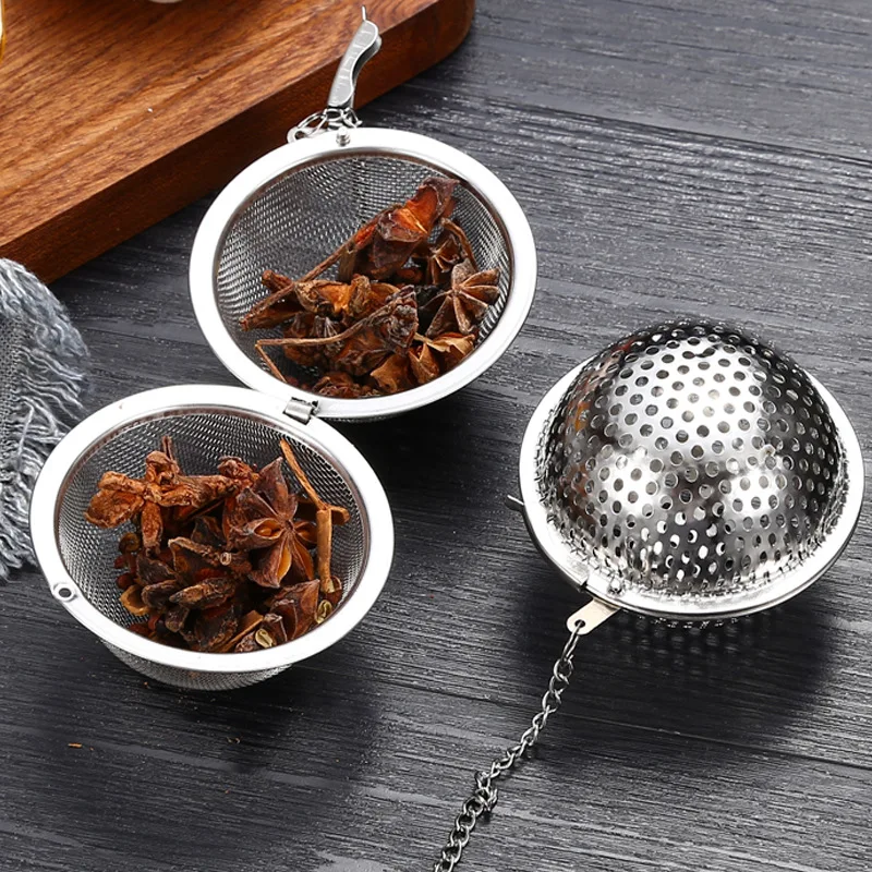 

1pc Natural Crytal Love stone crafts Heart Shaped Pendant 304 stainless steel tea maker Tea filter Seasoning ball