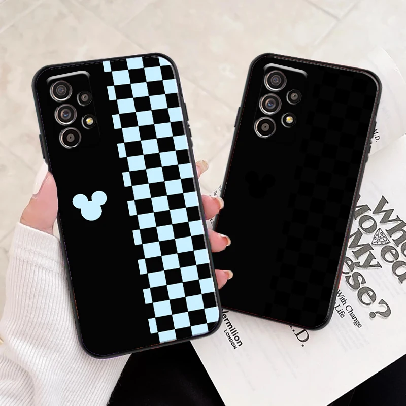 

Bandai Luxury Mickey Comic For Samsung S8 S9 Plus S10 S10E S20 S21 FE Lite Ultra Plus Phone Case Funda Black Carcasa