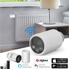 Умный клапан радиатора Aubess Zigbee Tuya, привод радиатора, термостат с управлением через приложение, работает с Alexa Google Assistant, 5 шт.