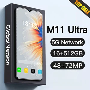m11 ultra smartphone 16gb512gb android qualcomm snapdragon 888 4g5g dual card unlocked mbile phones global version celular free global shipping