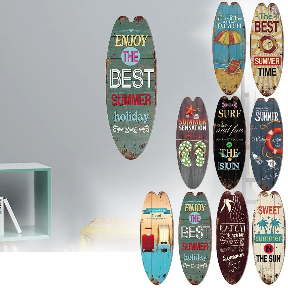 Деревянная вывеска в пляжном стиле 45x16 см