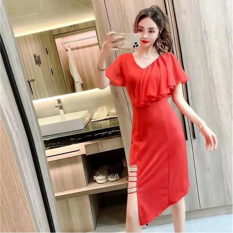 Летние платья для женщин модель 2022 года платье молодых модное вечернее вечерние