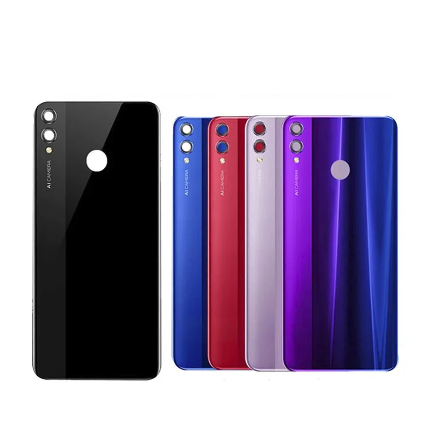 Задний корпус для Honor 8X стеклянный крышка аккумулятора задняя дверь сменный