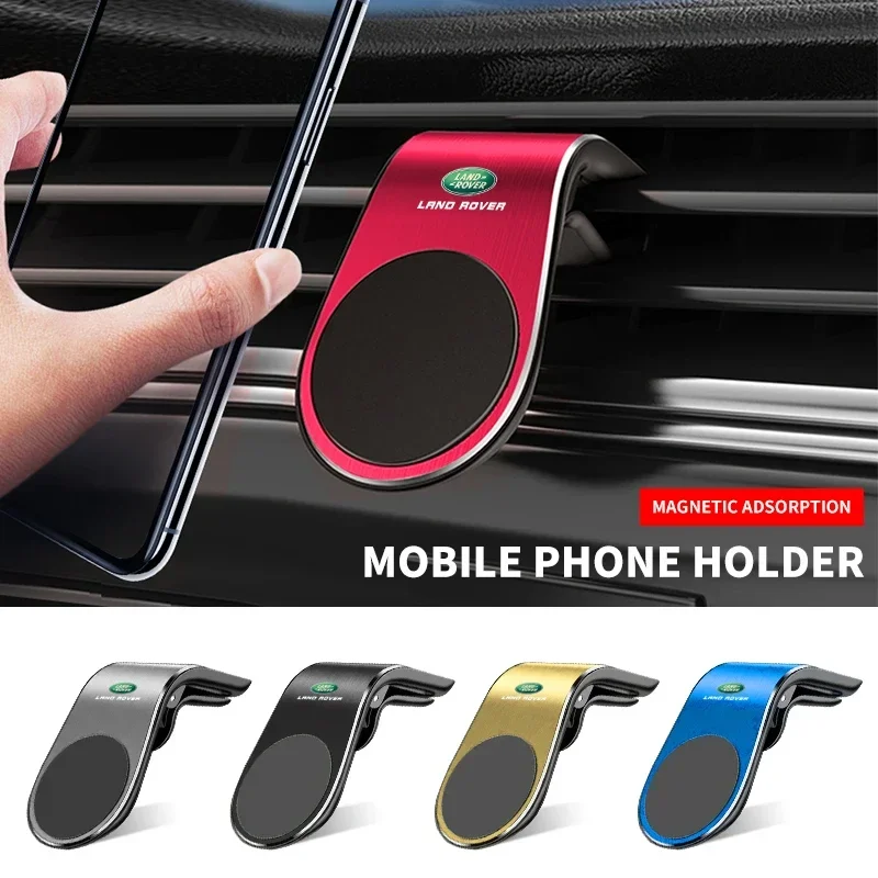 L-Type Magnetic Holder Car Air Vent Phone Support For Land Rover Discovery 3 4 R4 LR2 Range Evoque Sport Dander 2