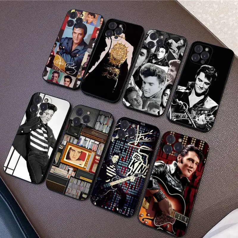 

Elvis Presley Phone Case Silicone Soft for iphone 14 13 12 11 Pro Mini XS MAX 8 7 6 Plus X XS XR Cover