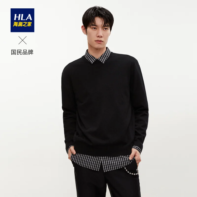 

Трикотажный осенний Новый базовый многоцветный легкий свитер мужские свитера мужская одежда черный свитер с v-образным вырезом