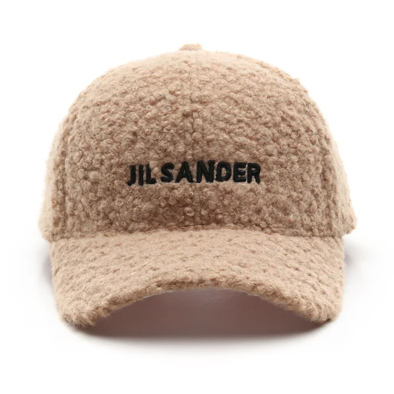 Модные женские бейсболки в стиле ретро осенне-зимняя плюшевая Кепка с вышивкой