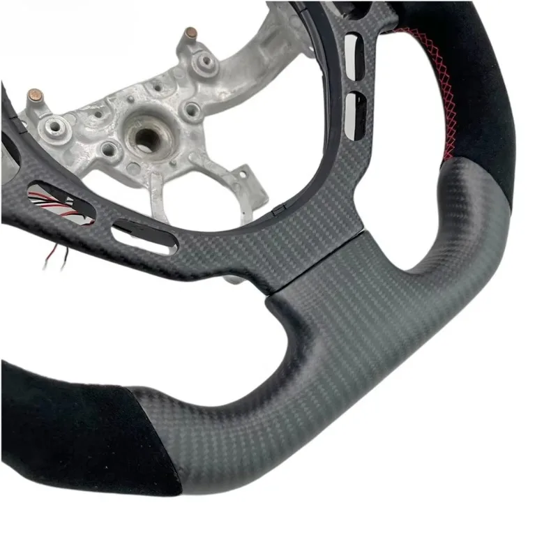 Руль Ever-Carbon Racing ECR Custom Matte Carbon Fiber LED для R35, карбоновый, матовый, с LED-подсветкой (art.: 3920dc3b67850) - 3920dc3b67850
