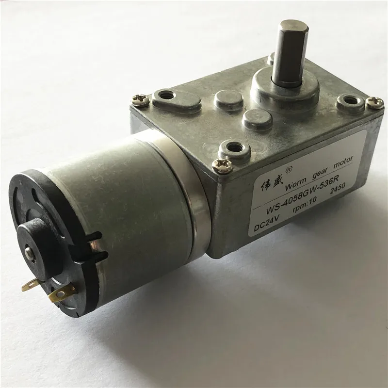 4058GW Червячная Шестерня Редукционный двигатель постоянного тока 12V2 4 в мотор с