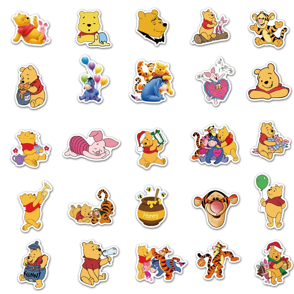 Стикеры Винни-Пух из мультфильма Disney наклейки s медведь-Пух Детские