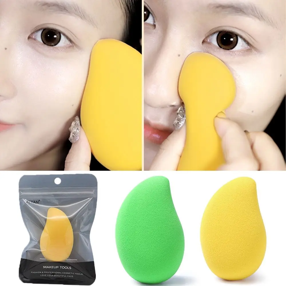 

NEW Foundation Powder Soft Mango Shape Cosmetic Puff Beauty Tool Makeup Egg Cushion Sponge