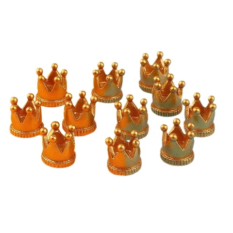 5 шт. миниатюрный кукольный домик кавайная корона мини-фигурки скульптуры фигурки украшения куклы наряд аксессуары