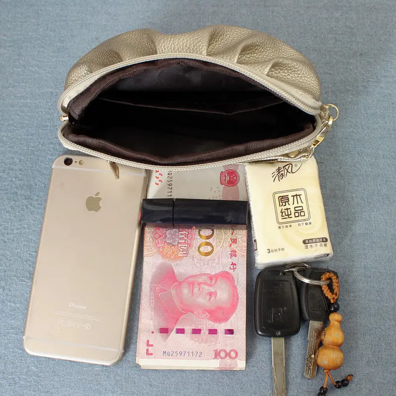 Korean Fashion Handbag Ruffled Handbag Mobile Phone Bag Wrist Coin Purse Clutch Bag Luxury Day Clutches Purses and Handbag