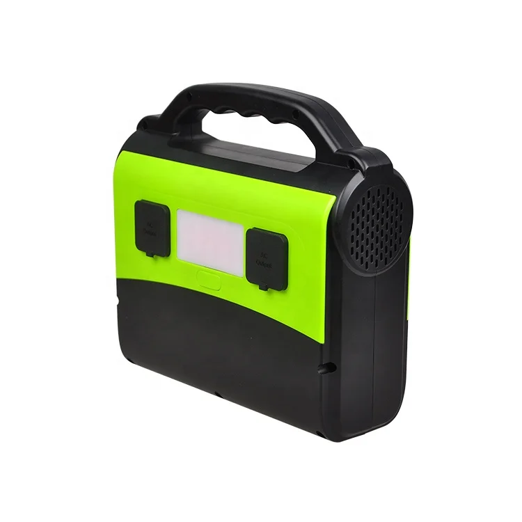 

portable lit solar power bank wireless charger with AC power 50000mah