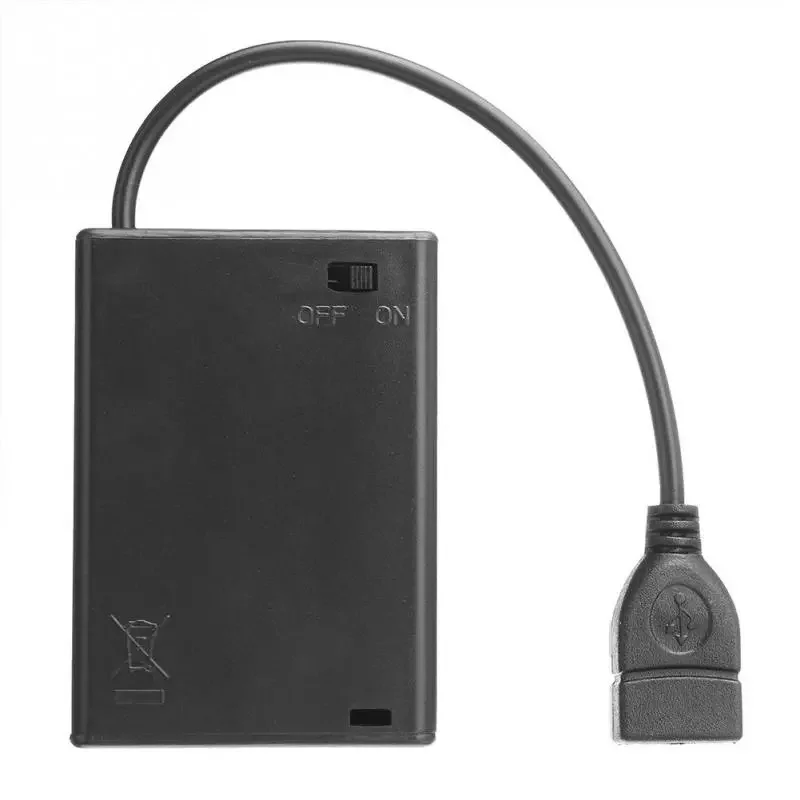 

Case LED Lighting USB Port Holder Replacement Mini ABS Portable Wear Resistant Lightweight Building Block Accessories