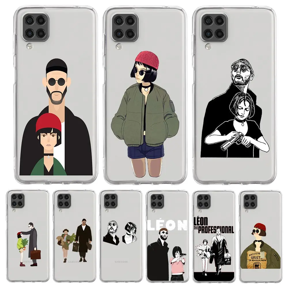 

Killer-L-Leon-Uncle Girl Phone Case For Samsung Galaxy A51 A71 A21S A12 A11 A31 A41 A52S A32 A01 A03S A13 A22 5G Clear Cover