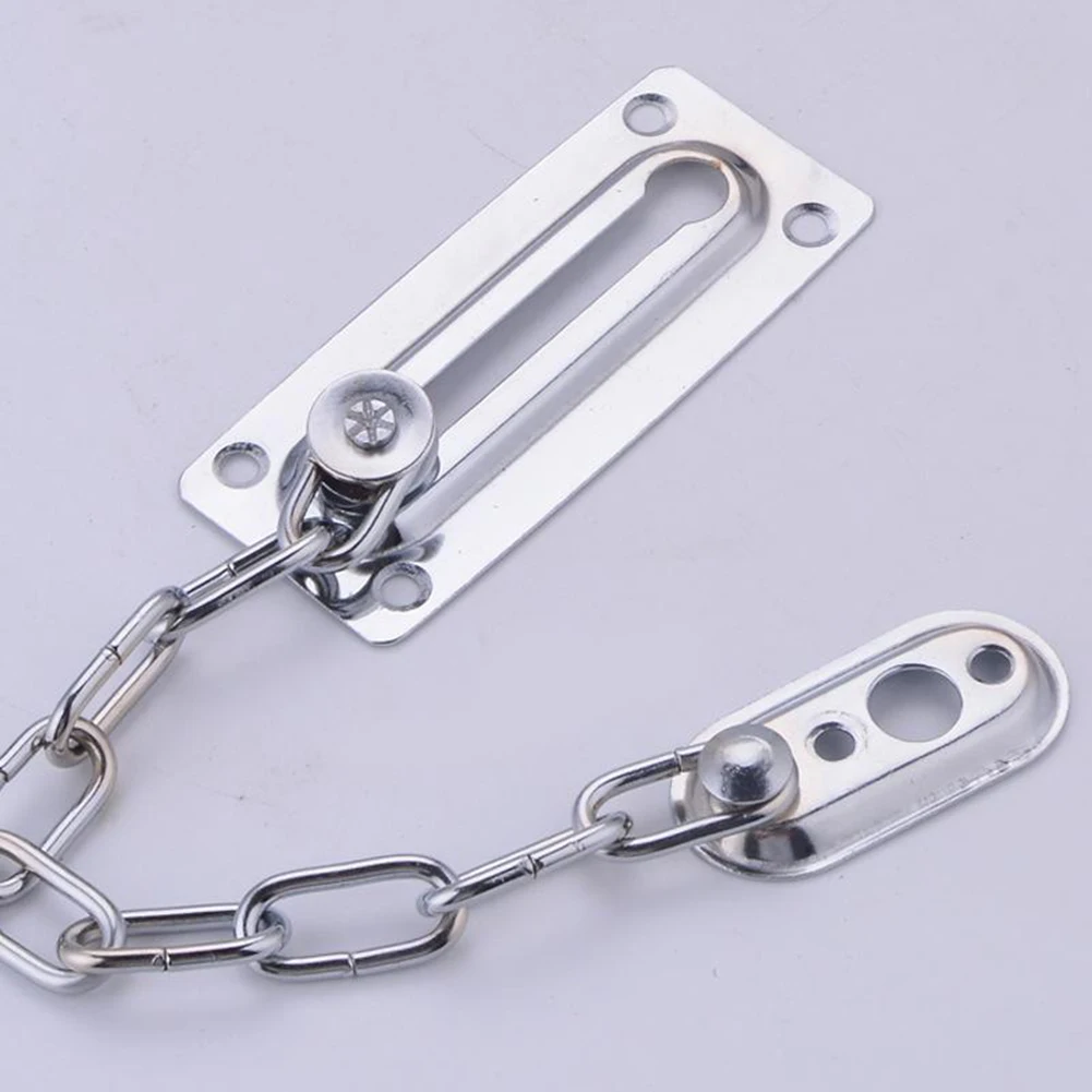 

Security Door Chain Door Closer Home Lock Office Lock Stainless Door Lock Guard Latch Sliding Fastener Home Improvement