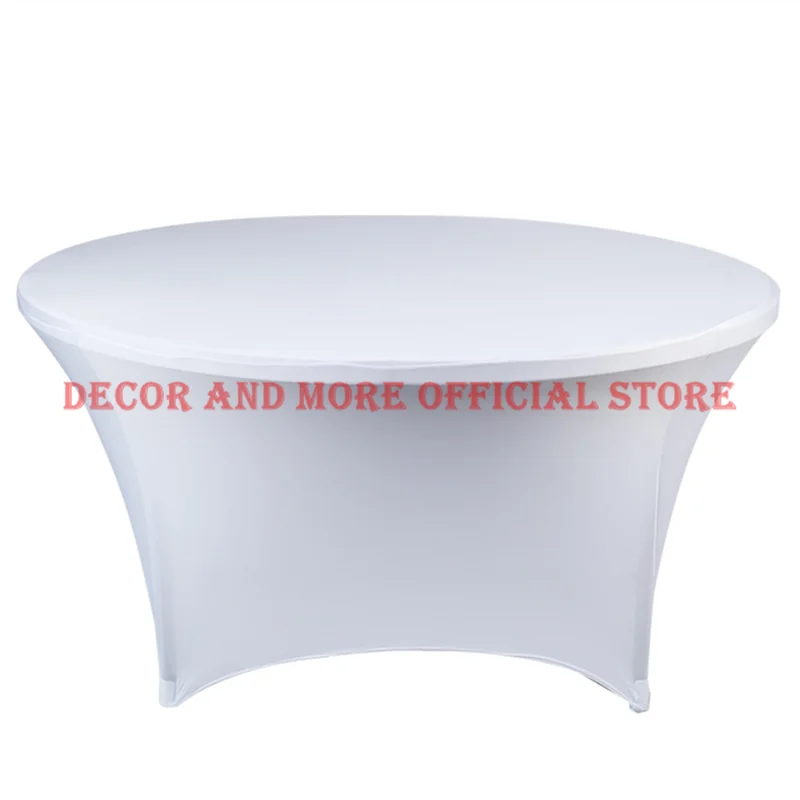 2 шт./партия, круглая скатерть из полиэстера и спандекса