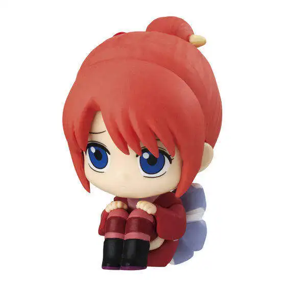 Фото В наличии: Фигурка Bandai Gintama Gashapon «Пылающий Йошивара» — Кагура, Камуи, Саката Гинтоки (сидячая фигурка), аниме-мерч, подарок №4