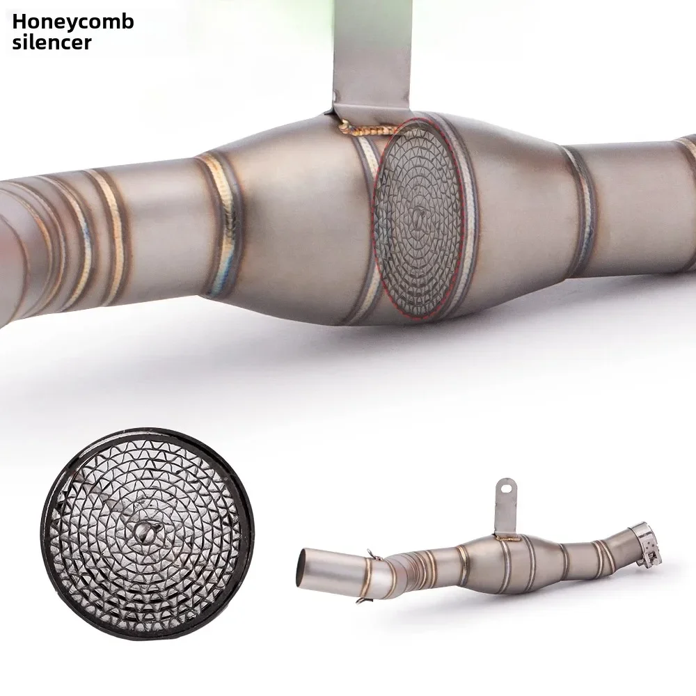 Модифицированный выхлопной канал мотоцикла 600 средний трубы обратного давления