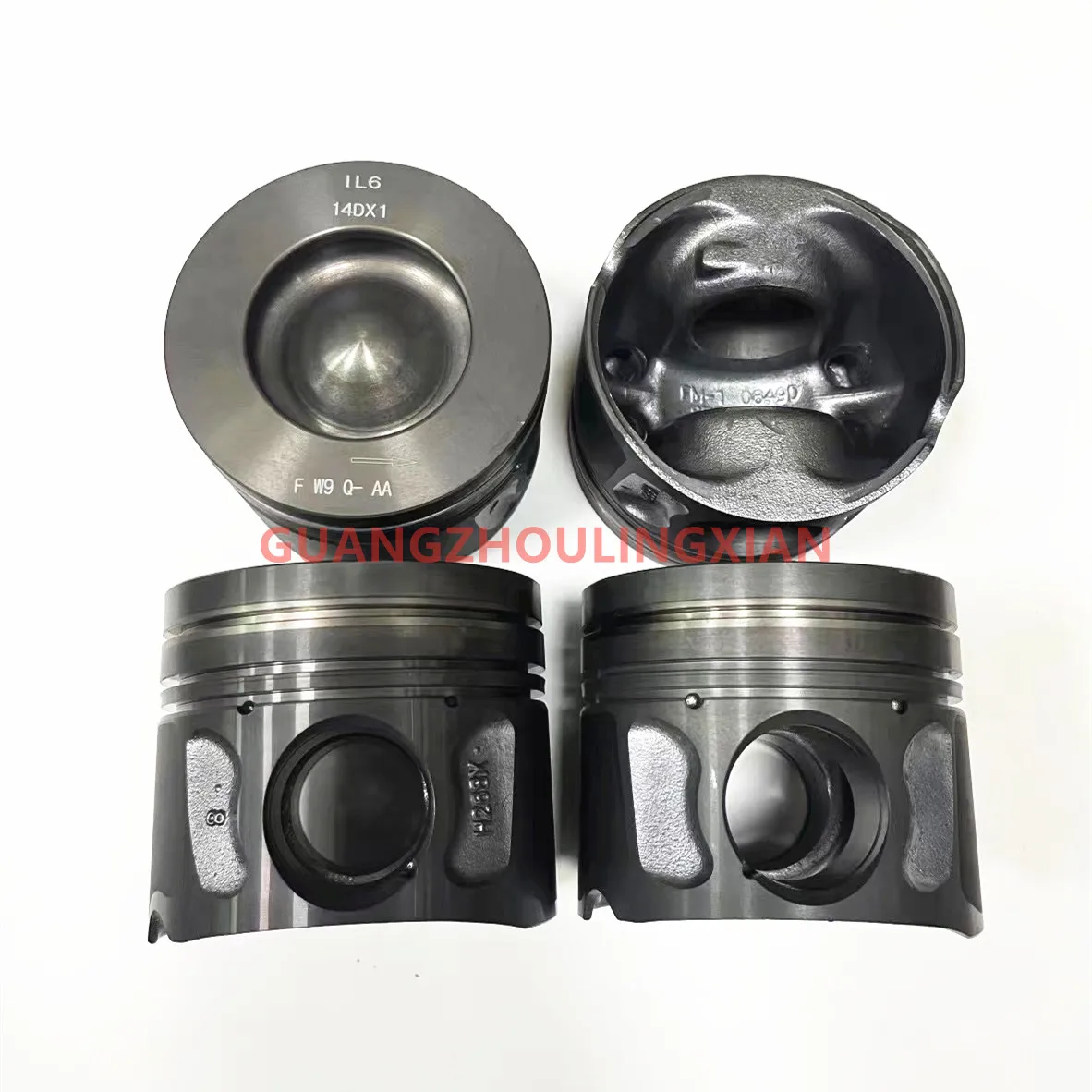 

6pcs With Rings For Land Rover Range Rover Sport L405 L494 STD Engine 3.0 Diesel Piston set For Jaguar LR0300DP