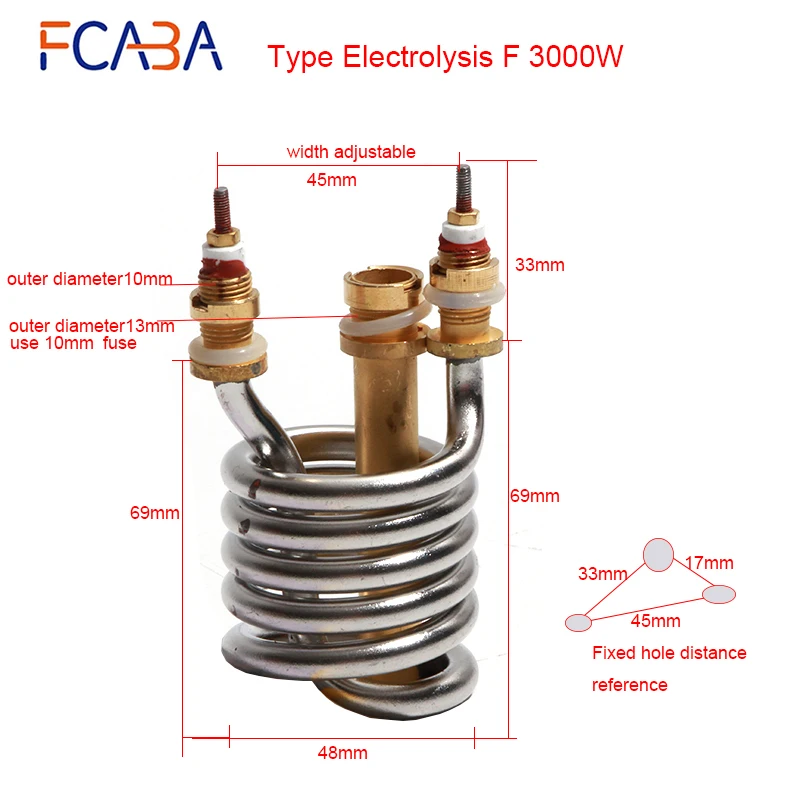

Электрический нагревательный кран FCABA, фитинги для труб 220 в 3000 Вт, мгновенный нагреватель, детали, оборудование из нержавеющей стали
