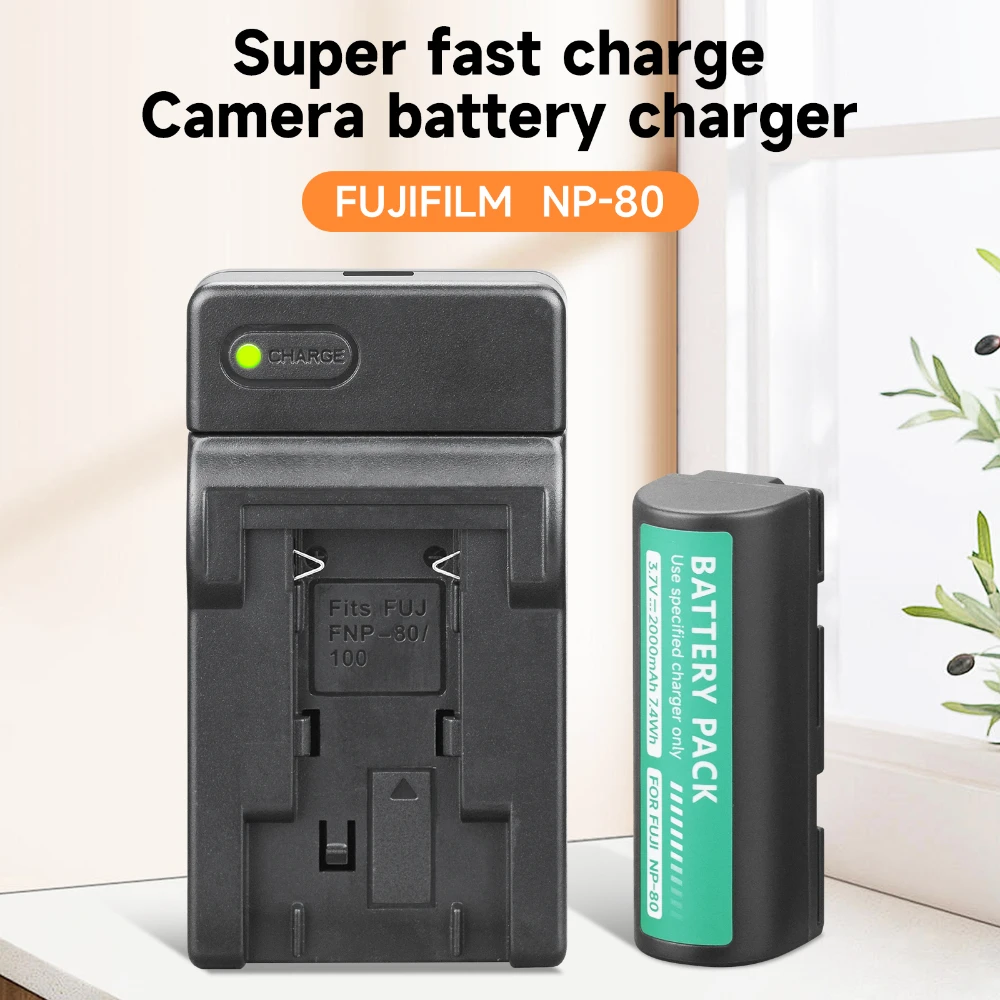 Аккумулятор NP-80 2000 мАч для Fujifilm Fuji np 80 NP FinePix 6900 Zoom MX-2900Z MX-1700Z 4800 MX-6900 MX-6800