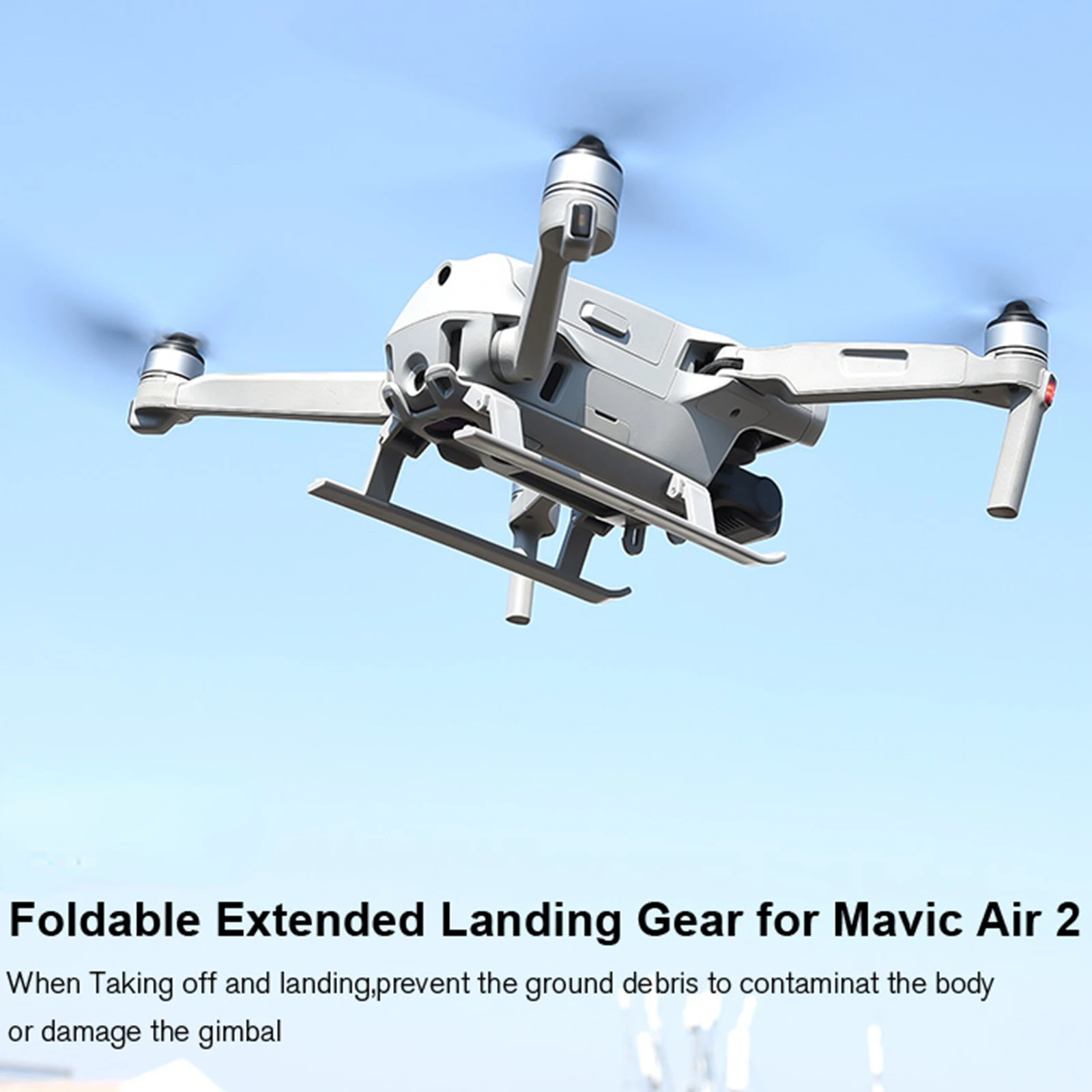 

Air 2S Landing Gear Foldable Expansion Landing Gear Landing Kit For DJI Mini 2/Mavic Mini/SE/Air 2 Drone Accessories