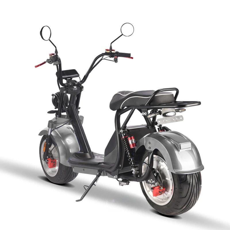 

2000w 2 wheel fat tire electric scooter 60v 20ah battery eec electric motorcycle