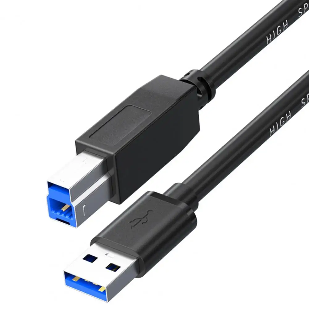 

Printer Cable Compact Plug And Play Hot-swappable USB 3.0 A to B Scanner Cord Computer Accessories