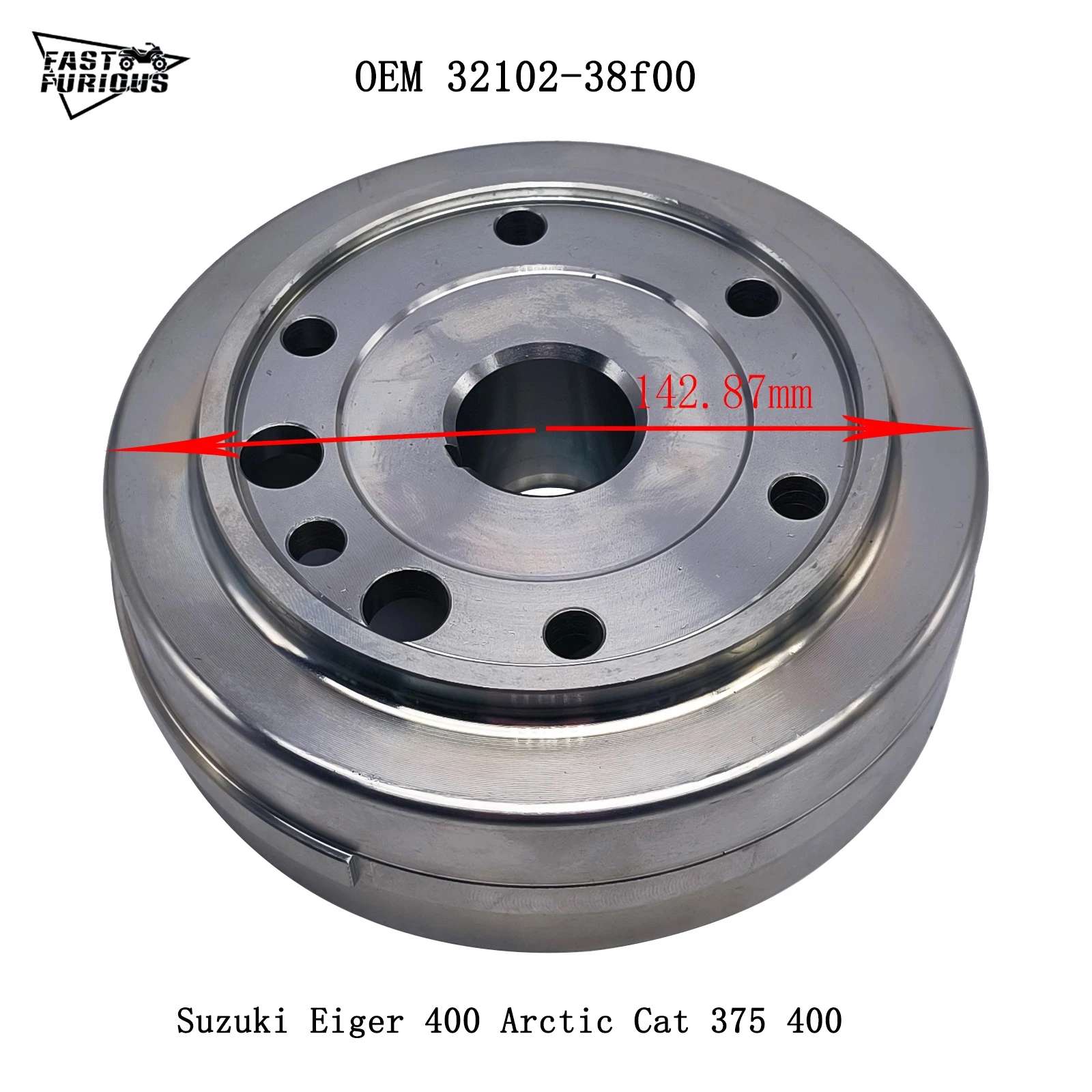 

Ротор маховика для Suzuki Eiger 400 Arctic Cat 375 400, замена автомобиля 32102-38F00 3210238F00 3430-071