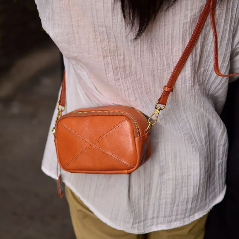 AETOO первый слой воловьей кожи дизайн литературная кожаная сумка в стиле ретро